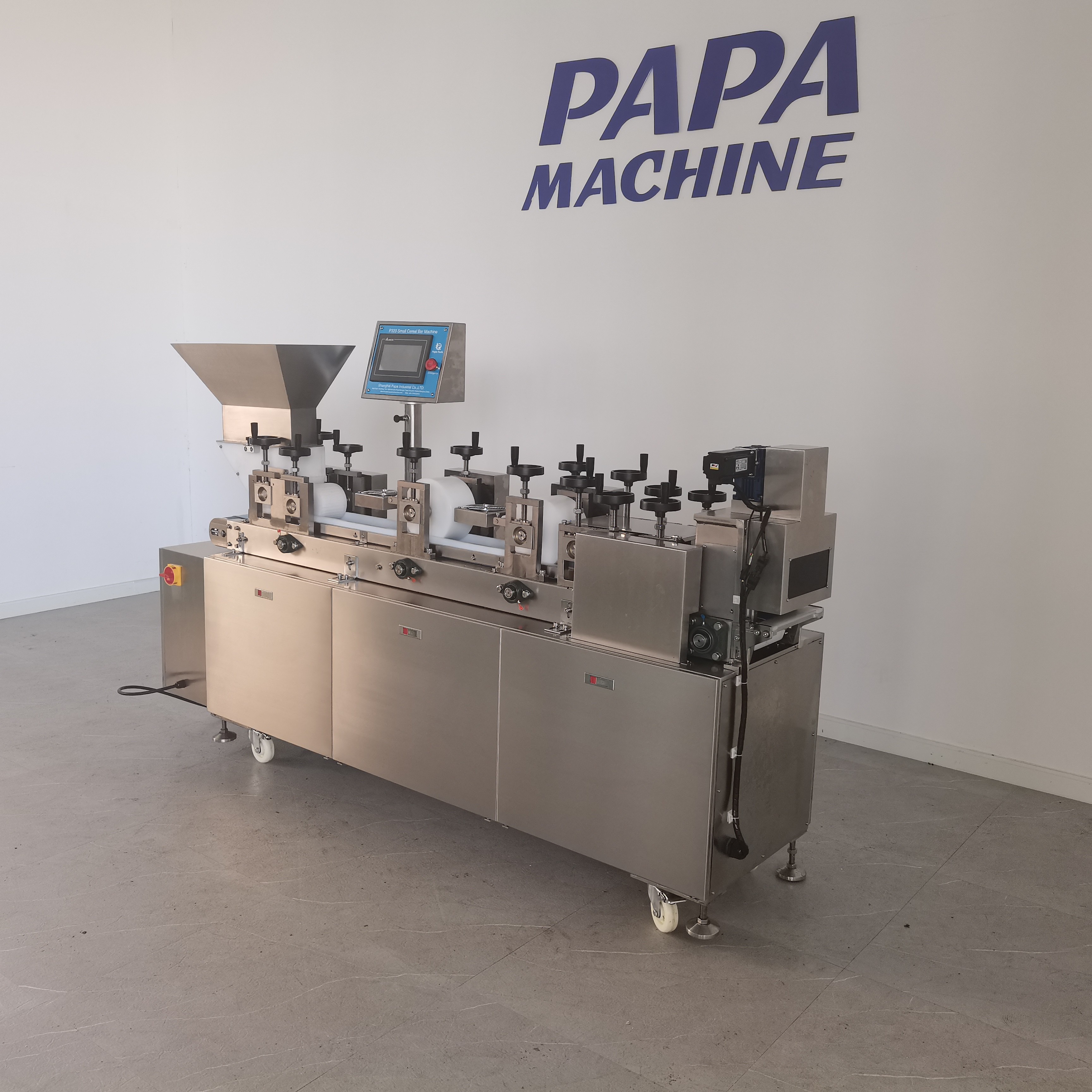 P307 Chocolate Coated Fruit Energy Protein Bar Making Machine