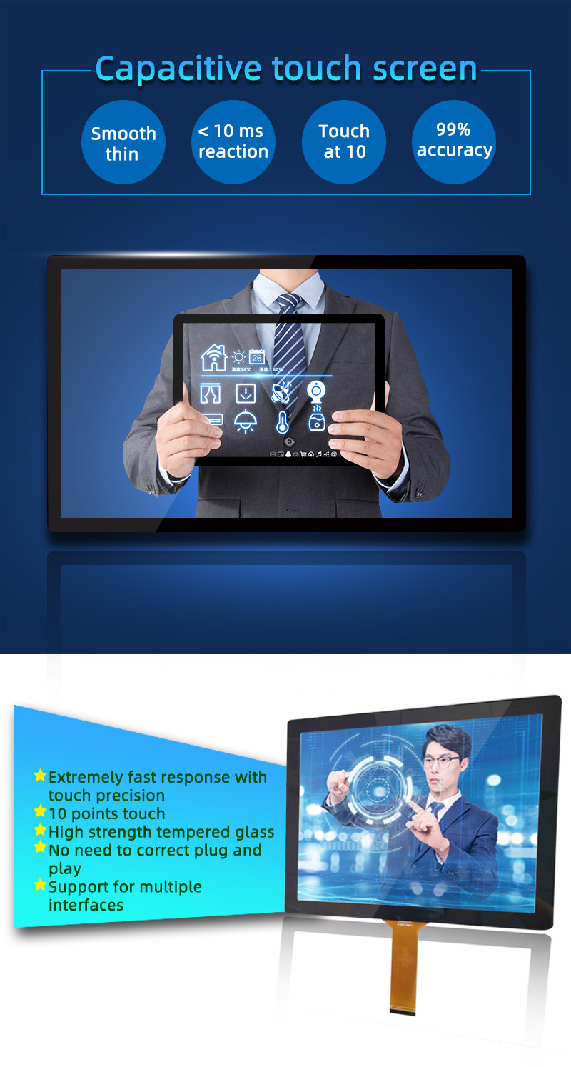10.4 Inch CTP Touch Screen USB 5V 10.4 Inch Diy Capacitive Touch Panel