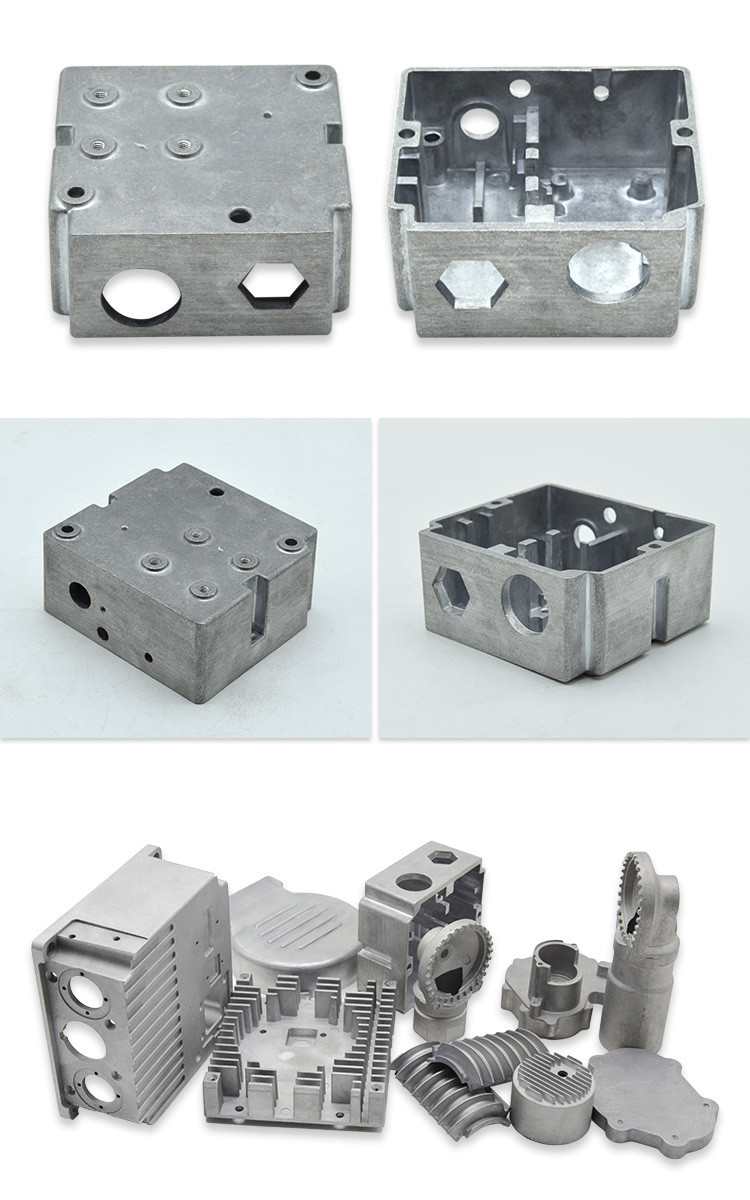 Alloy Gravity Diecast Aluminum Enclosures Customized Size Silver Color