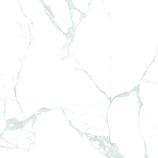 Living Room Carrara White Marble Surface Tile 600x600mm Size Glaze Polished Marble Tile Solid Vitrified Floor Tiles House Decor