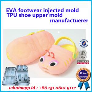 China Professional Footwear Injected Mold Soft TPU Shoe Upper Mold wholesale