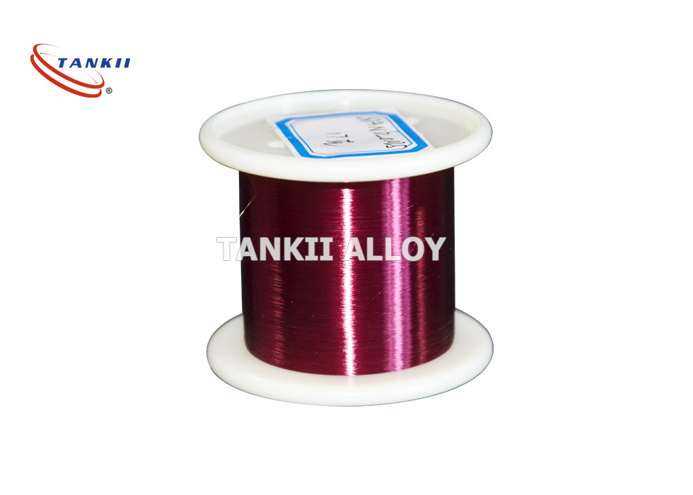 Rohs Certified Enameled Coating Ni200 Pure Nickel Wire 0.025mm Red Color