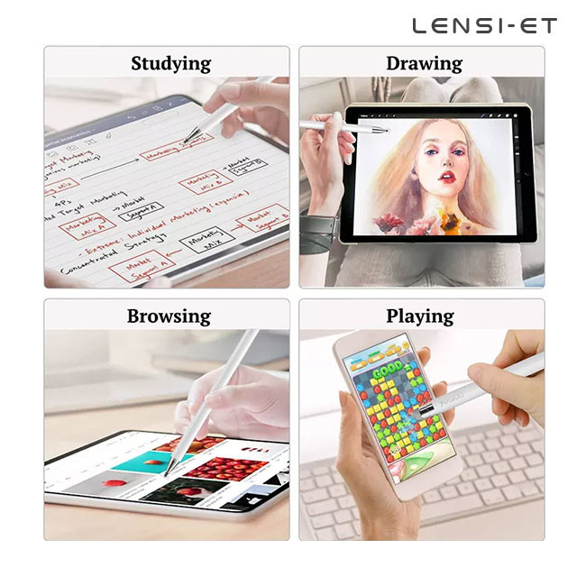 Touch Screen Smart Universal Stylus Pencil 2 In 1 Stylus Pen