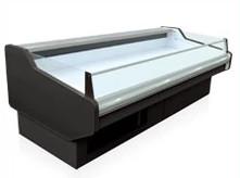 China Horizontal Open Fronted Frozen Food Meat Display Chiller wholesale