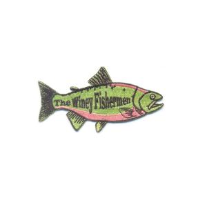 China Fishing Embroidery Logo Patches , Ironing Back Clothes Badges And Patches wholesale