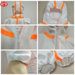Anti Liquid Taped Seam Disposable Protective Coverall