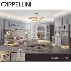 China Luxury Bedroom Furniture Sets King Size Beds Sets Modern Double Full Size wholesale