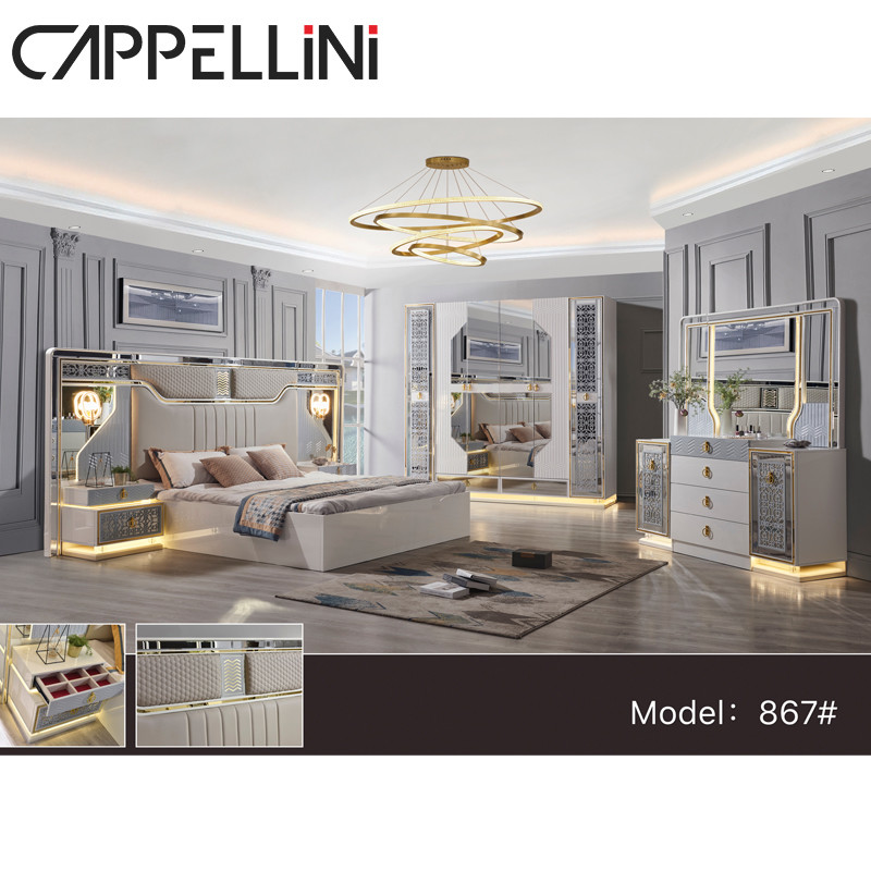 Luxury Bedroom Furniture Sets King Size Beds Sets Modern Double Full Size