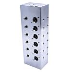 Aluminum Alloy Al6061 Hydraulic Cylinder Valve Block CNC Machining Manifold
