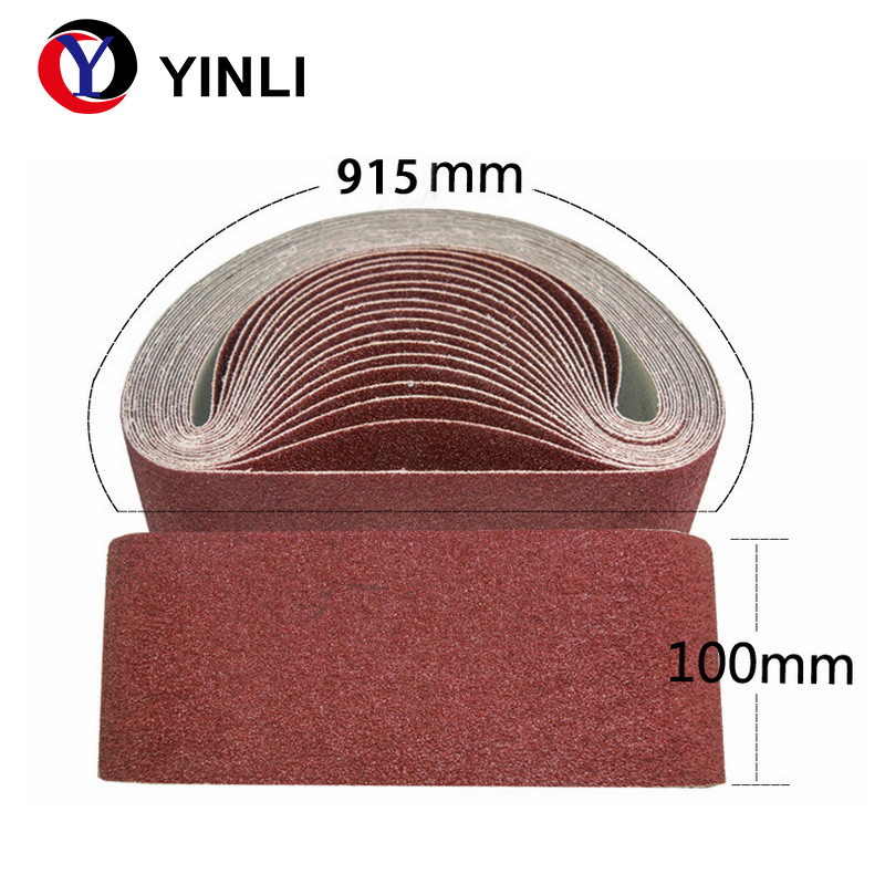 240 Grit Aluminium Oxide Sanding Belts Abrasive 100 X 610mm