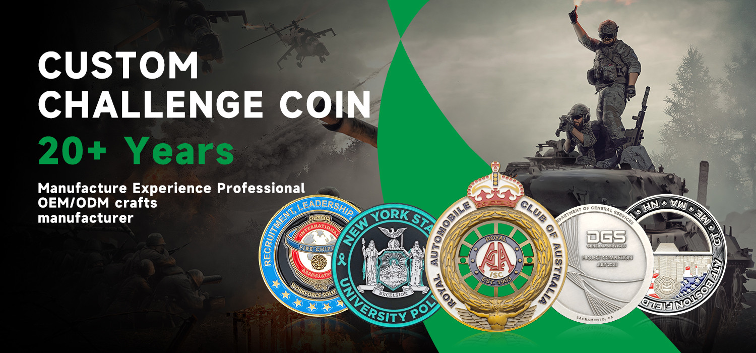 Souvenir Coin Challenge Coin Custom Zinc Alloy Metal Soft Hard Enamel Commemorative Coin