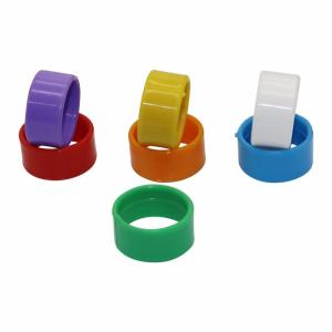 China Dove / Spiral Leg Rings , Plastic Chicken / Pigeon Clip Rings Inner Diameter 25mm wholesale