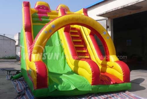 Adult / Children'S Inflatable Slides , Mini Jungle Big Blow Up Slide