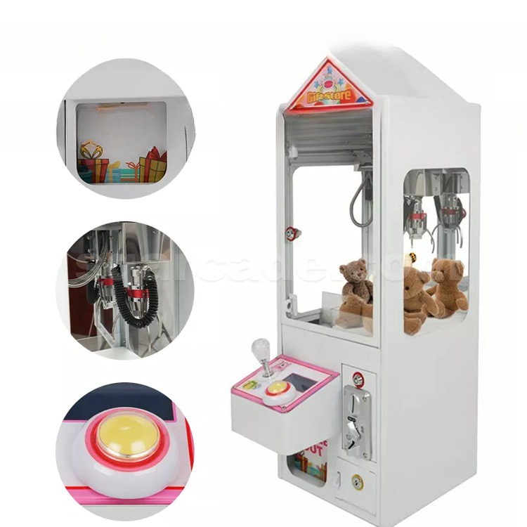 Dreamland Coin Operated Game Cheap Crane Claw Machine Arcade Mini Claw Machine With Bill Acceptor for sale