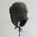 Classical custom shearling sheepskin double face mens winter hat