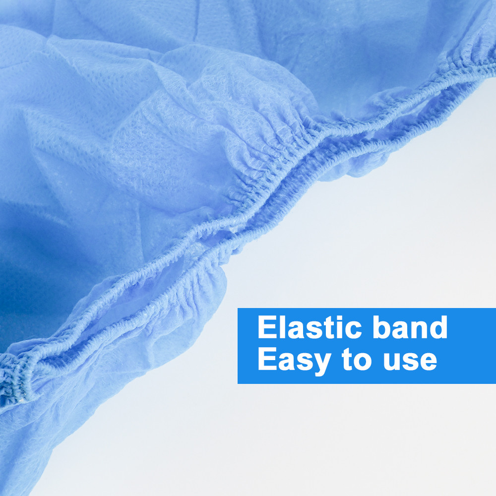Non Woven Disposable Shoe Cover Durable Medical Waterproof Shoe Cover Eco-Friendly Blue Shoe Covers