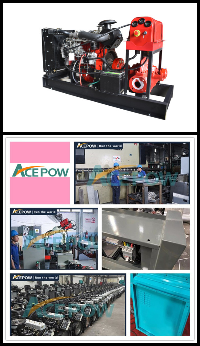 Water Cooled SS 26KW Generator Powered Water Pump