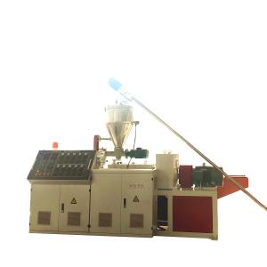 China Twin Screw Caco3 PVC Shower Room Plastic Profile Machine wholesale