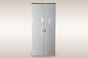China OEM Small Bedroom Wooden Clothes Cabinet Wardrobe Closet With 2 Doors wholesale