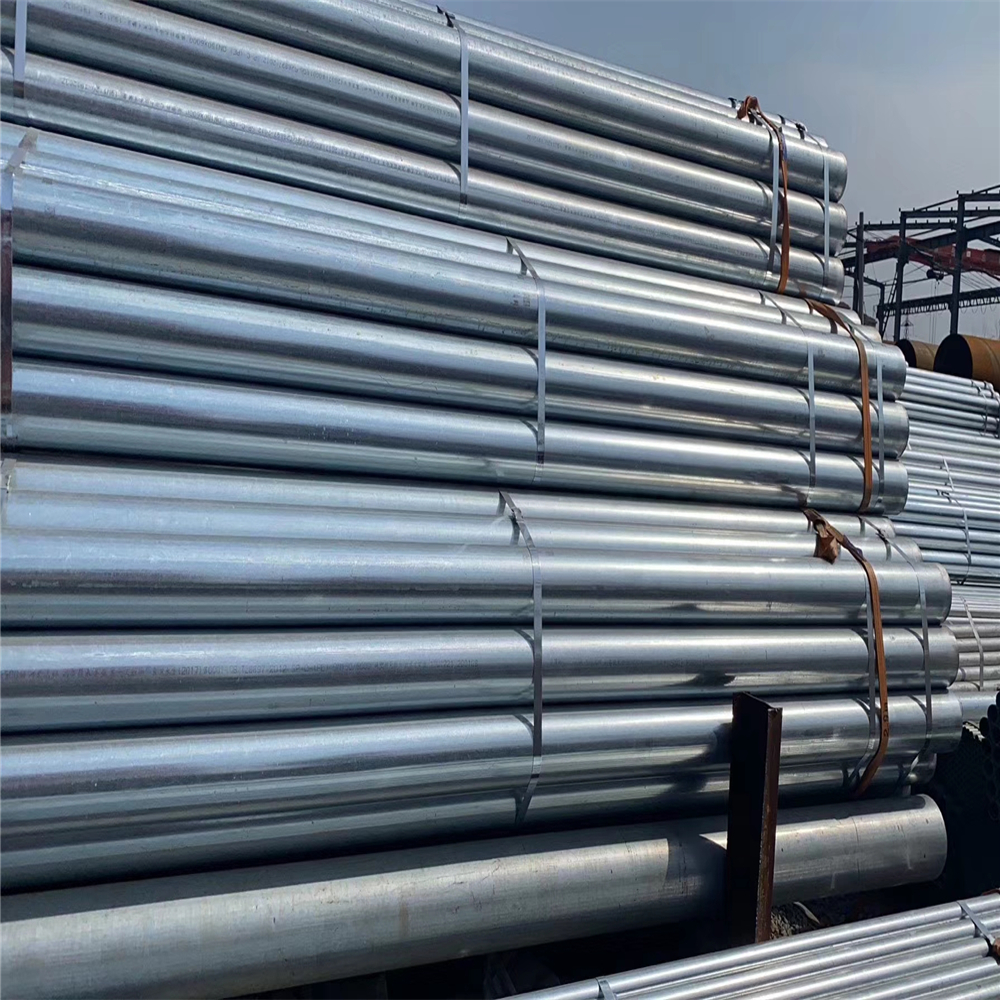 ISO9001 Q195 Q345 Material Galvanized Steel Pipe Hot Dipped For Construction