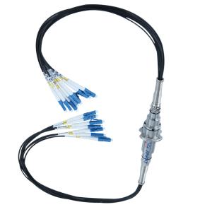 China Large Capacity Fiber Optic Rotary Joint 300rpm 4 Channel wholesale