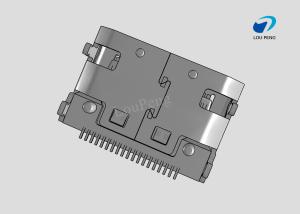 China mini hdmi connector 19pin SMD Gold-Plated wholesale