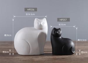 China Poly Resin Cats Models For Hotel / House Decoration Custom Service Available wholesale