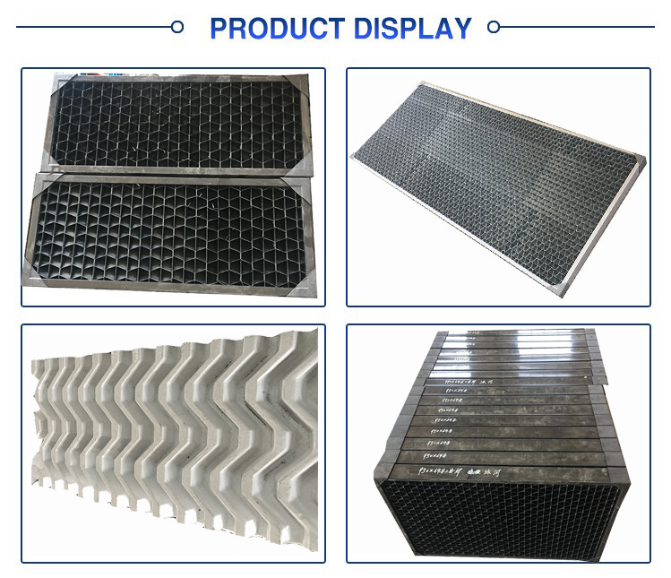 PVC CPVC Air Inlet Louvers 62mm 70mm Cooling Tower Louver For Drift Eliminator