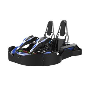 China Indoor Double Seater Go Kart 3.5kw Junior Racing Go Kart 43mm Terrain Clearance wholesale