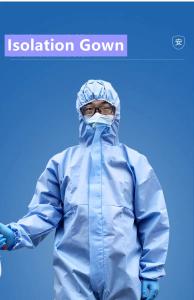 China Waterproof Disposable Protective Coverall Disposable Isolation Gown wholesale
