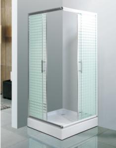 China ABS Tray 5mm Tempered Glass Bathroom Shower Enclosures 900x900x1950mm wholesale