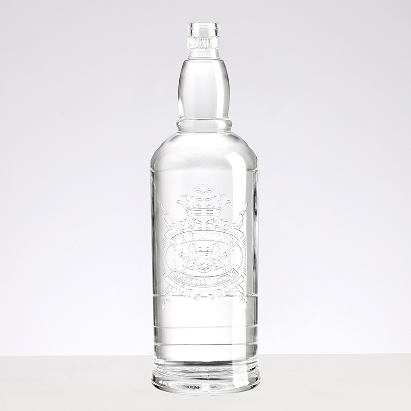 550ml/700ml/750ml Wine Red Wine Spirits Glass Bottle with Screw Cap Big Belly Design