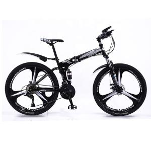 China Soft-tail Frame Mountain Bike 200KG Load Capacity carbon Steel Bicycle 20/24/26 Inches Full Suspension Folding Customized wholesale