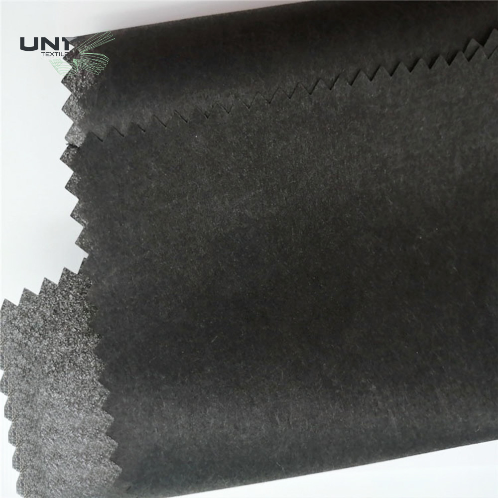 50gsm Embroidery Backing Fabric Non Woven 100% Recycle Cotton Black Color