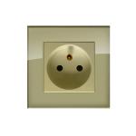 V3 Stainless Steel French Power Sockets 86mmx86mm European Standard Socket