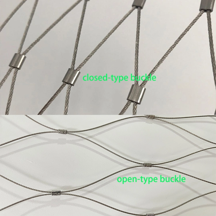 High Quality Pool Iron Fence Mesh Flexible Stainless Steel Wire Rope Zoo Mesh Fenc USA Fencing Mesh