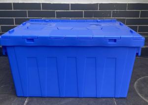 China Recycable Logistics Stack Plastic Attached Lid Containers wholesale