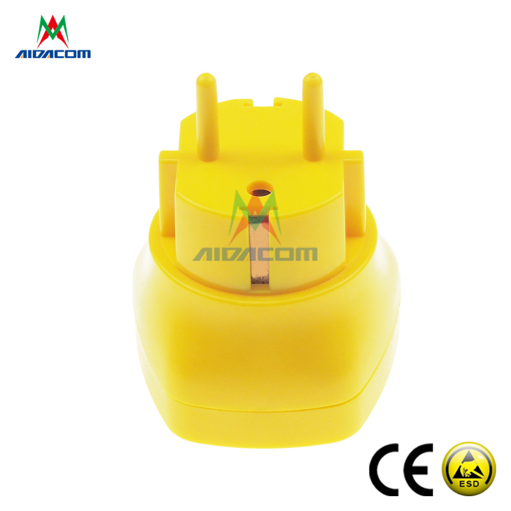 Glossy Dull ABS EURO Antistatic Earth Bonding Plug
