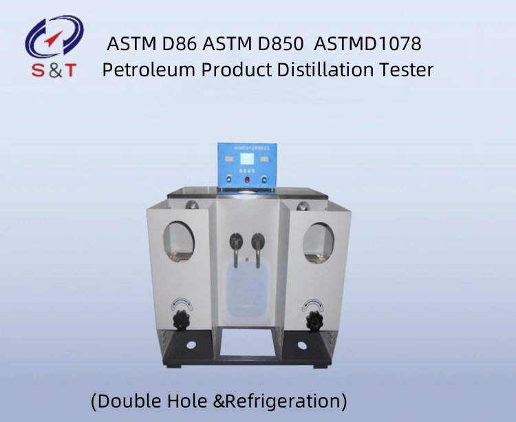 Petroleum Product Distillation Apparatus (Double Holes) ASTM D86 ASTM D850  ASTMD1078,ISO3405,ISO918,IP123,IP195