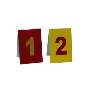China P055 /P057/P059 Red and Yellow aluminum photo evidence numbers wholesale