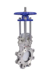 China Mining Industry DN50 Manual / Pneumatic Actuator Knife Gate Valve wholesale