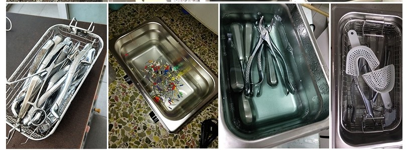 20L Medical Ultrasonic Cleaner with Concave Surface Stainless Steel 304 Tank Mechanical Control