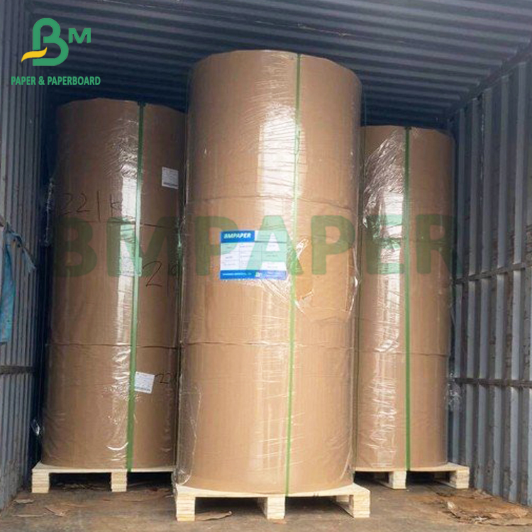High Tensile Kraft Paper 45 / 55 / 70gsm Virgin Kraft Paper For Bags