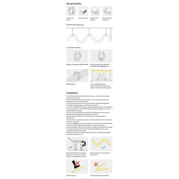 Outdoor Indoor LED Circular Neon Light Flex 360° IP67 Flexible Silicone Neon Strip