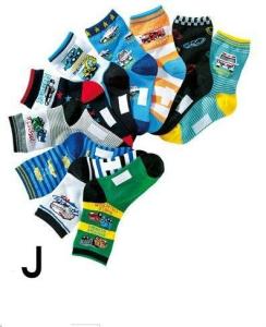 China Lovely japan cartoon design anti-bacteria cotton socks for boys wholesale
