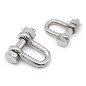 China Hardware American D Type Ss304 Steel Shackles With Safety Pin wholesale