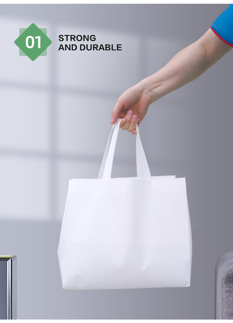 Travel Non Woven Fabric Gift Reusable Shopping Bags With Handles