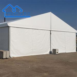 China Customized Size Outdoor Shelter Tent PVC Fabric Warehouse Storage Tents For Sale wholesale