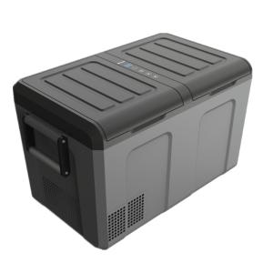 China 55L Integrated Camping Car Mounted Refrigerator Dual Room Car Fridge Refrigerator wholesale