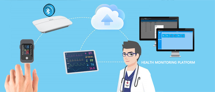 Remote Pulse Oximeter Patient Monitoring Device For Real Time Monitoring